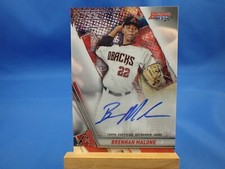 Bowman's Best 2019 Best of 2019 autograph Auto Brennan Malone
