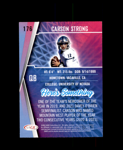 2022 SAGE HIT Football Pick List RC Bears 49ers Steelers Cowboys Bills Steelers - Picture 188 of 212