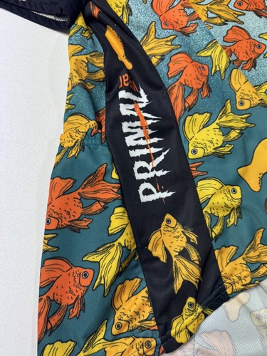 Primal Wear Vintage Fish Goldfish Bike Shirt Womens Sz L - Picture 8 of 10