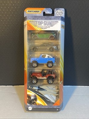 Top Gun Maverick Die Cast Vehicle Matchbox 2021 Plane+4 Vehicles