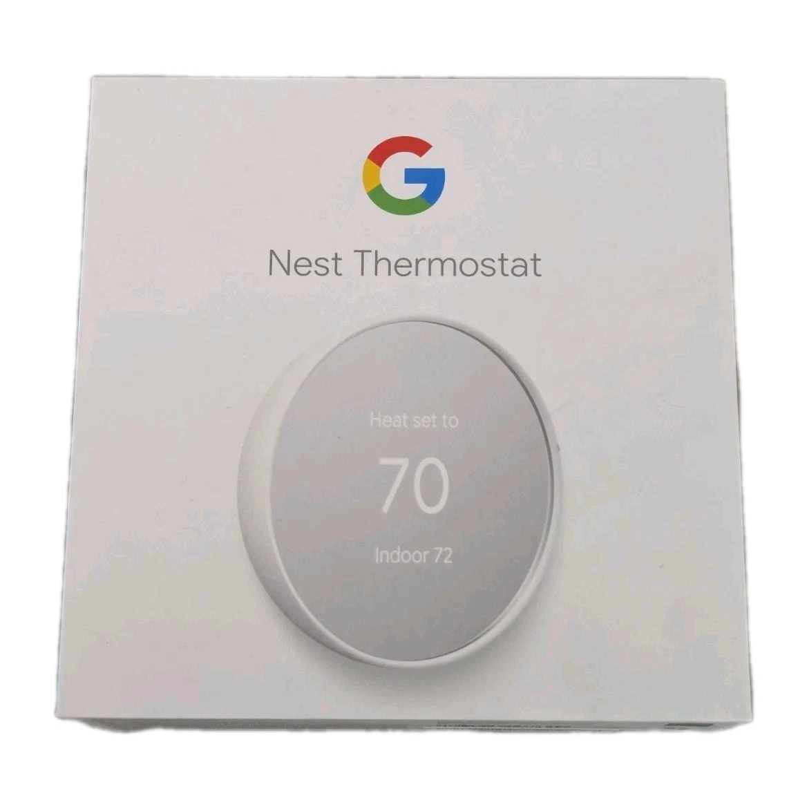 Smart Thermostat Google Nest | Snow | Programmable Wifi White GA01334-US