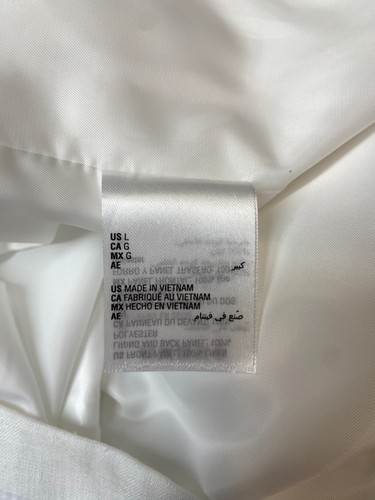 New BAR III Mens White SLIM FIT STRETCH Button-Front Suit Vest Waistcoat SIZE L - Picture 7 of 8