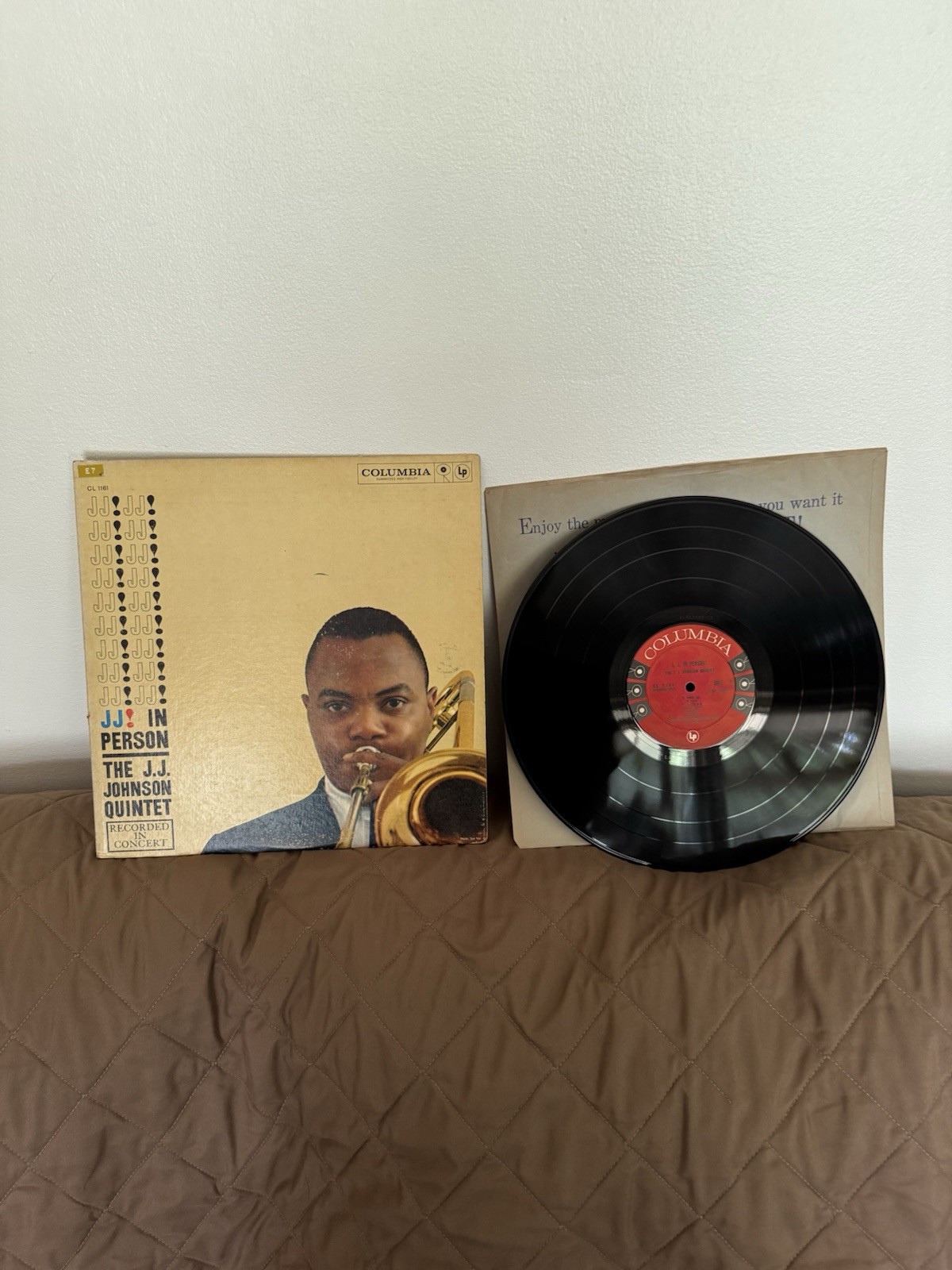 THE J.J. JOHNSON QUINTET J.J. In Person Columbia CL 1161 6-Eye Mono Vinyl LP
