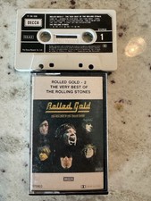 THE ROLLING STONES ROLLED GOLD 2 CASSETTE 1981 Made in Madrid, Spain DECCA RARE