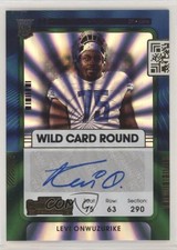 2021 Panini Contenders Ticket Wild Card Round Levi Onwuzurike Rookie Auto RC k6j. rookie card picture