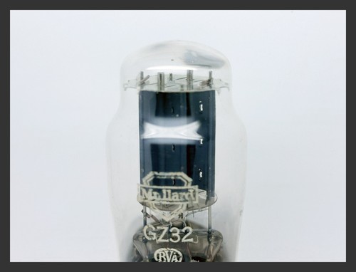 1 tube redresseur plaques noires Mullard GZ32 5V4G CV729 testé V. GOOD R71 B0F - Photo 3/9