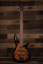 Ibanez SR405EQM Quilted Maple 5-String Electric Bass Guitar Dragon Eye Burst