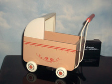 Maileg Kinderwagen für Puppe Puppenstube mit Bettwäsche puderrosa