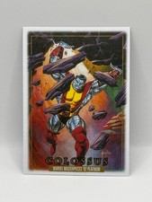 2024 Marvel Masterpieces 92 Platinum #14 Colossus Canvas