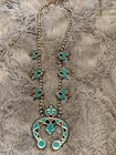 Southwestern style Squash blossom necklace Faux beautiful to wear