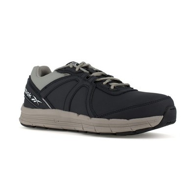 Reebok Guide Work Mens Size 11 Wide Navy Grey Steel Toe Shoes RB3502