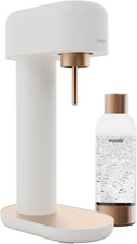 Ruby 2 Silent Aluminium Soda Maker - 1L Bottle - White Copper Finish