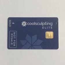 Zeltiq CoolSculpting Elite Treatment Card All Applicators 1 Cycle Count