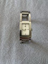 Calvin Klein Damenuhr Armbanduhr Analog Edelstahl Silber Eckig