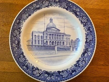 Spode Boston themed 6 X dinner plates