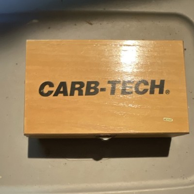 CARB-TECH Router Bit Set 8 Pieces Red Silver Cutting for Router in Wooden Box