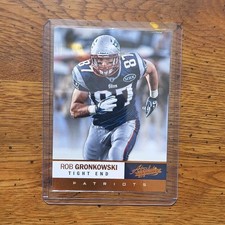 Panini 2012 Absolute Rob Gronkowski #35 New England Patriots NFL Base Set Card