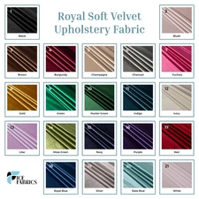 Royal Soft Velvet Upholstery Fabric