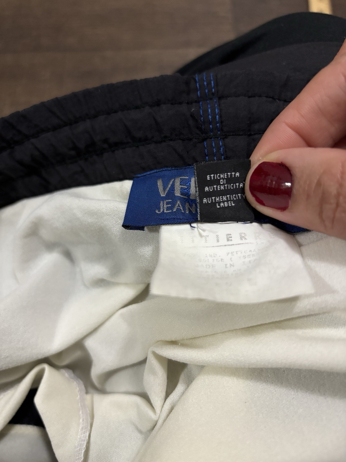 VERSACE Jeans Couture VINTAGE Men’s Drawstring Swim Shorts Size 36 thumbnail 8