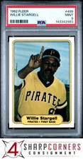 1982 FLEER #499 WILLIE STARGELL PIRATES HOF PSA 9