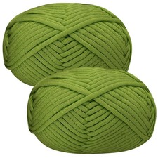 Chunky Yarn for CrochetCotton Yarn Thick Wool for Crochet 2x50g Crochet Yarn fo