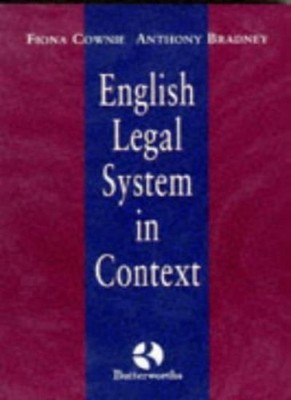English Legal System in Context,Fiona Cownie, Anthony Bradney- 9