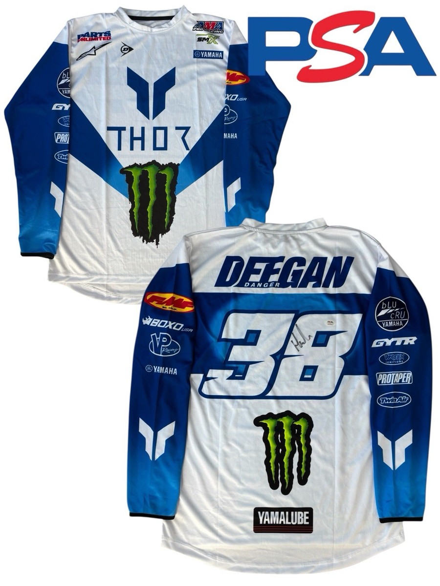 Haiden Deegan Signed Monster Yamaha Supercross #38 Jersey PSA AUTO
