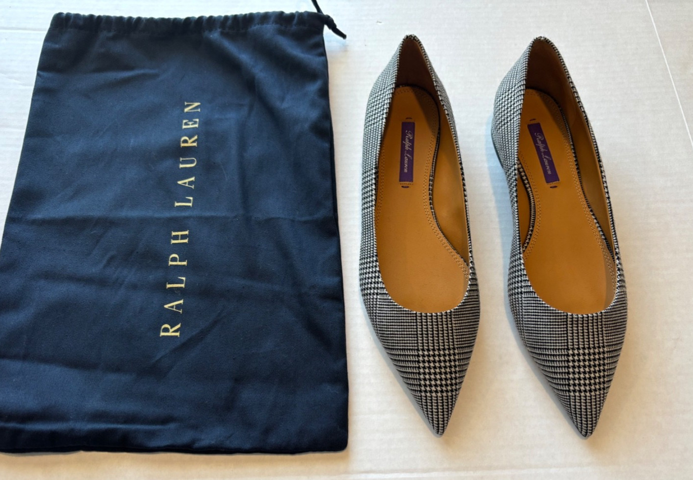 NWOB Ralph Lauren Purple Label Kendrya ballet flats  Womens  Sz 39.5B US 9.5