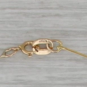 Cultured Pearl Diamond Slide Pendant Necklace 14k Yellow Gold 16" Omega Chain - Image 4 of 4