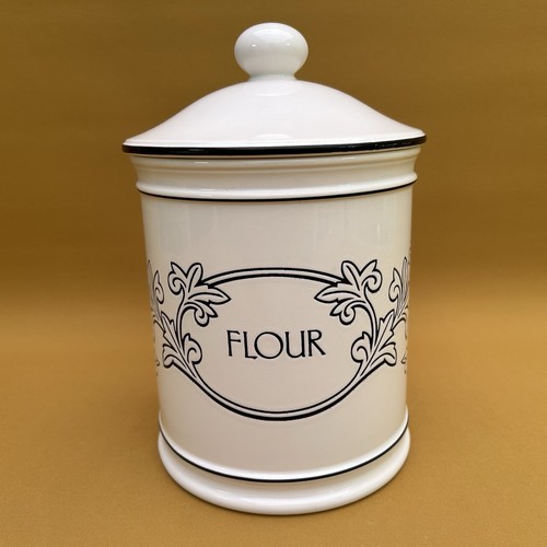Vintage Hornsea Pottery Acanthus Lidded Flour Storage Jar - Picture 15 of 15