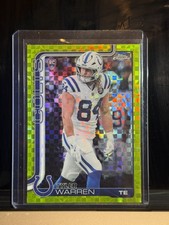 2025 Topps Chrome - Tyler Warren Colts #346 Lime Green X-Fractor (RC) 