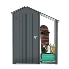 Garden Shed Compact Steel - Waterproof Design w/ Secure Lock & Spacious Interior