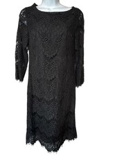 The Limited Size XS Black Lace Overlay Dress Wedding Formal Sexy Lined