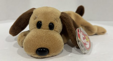 Ty Original Beanie Baby Plush BONES the Hound Dog 1994 w/Tag Protector  NWT 
