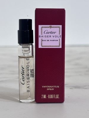 Cartier BAISER VOLE Eau de Parfum EDP 0.06 oz/2ml ea Deluxe Sample Spray NIB