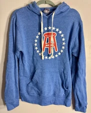 Barstool Sports J. America Men’s Sz M Light Blue Classic Logo Drawstring Hoodie