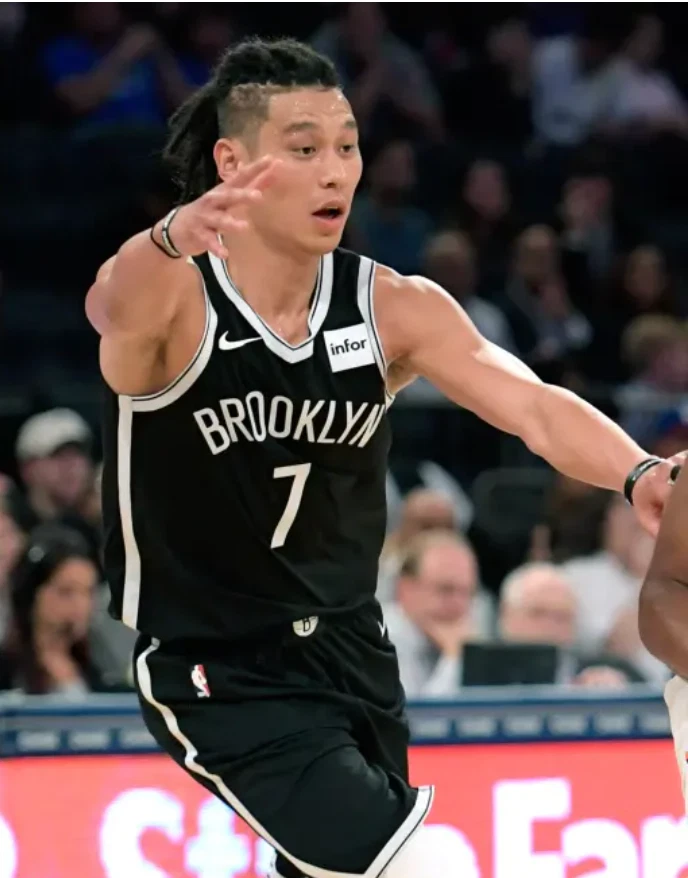 Nike Jeremy Lin Brooklyn Nets Jersey Black Swingman Size Men 44 Medium MED - Image 3 of 3