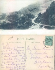 Malvern from Ivy Scar Evans 1915 postmark Landscapes Cities Towns