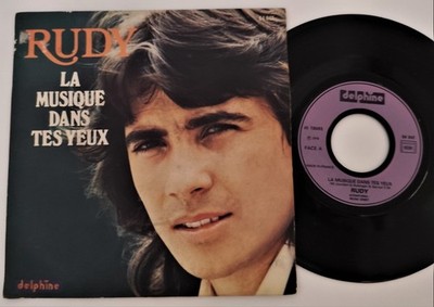 45 Runden RUDY 64 042 Musik in deinen Augen Morgen Blues DELPHINE FR 1978
