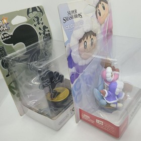 amiibo Mr. Game & Watch + Ice Climbers 2-piece set [Unused item]