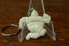 Vintage Running Michelin Man Bibendum Key Chain Fob Advertising Keychain