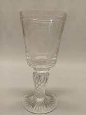 A Minton Limited Crystal Goblet /Margaret Thatcher