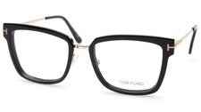 NEW TOM FORD TF 5507 001 Black Eyeglasses Frame 53-18-140mm B44mm Italy