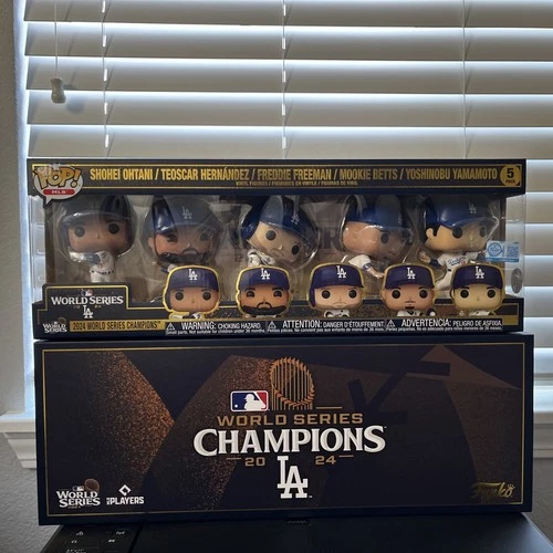 Funko Pop! Vinyl: Los Angeles Dodgers 2024 MLB World Series Champions 5-pack