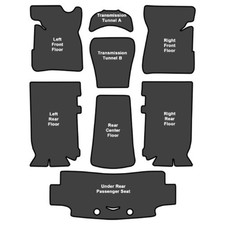 Sound Deadener For 1971-1976 Chevrolet Impala Eva Complete 8pc