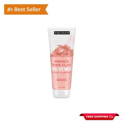 Exotic Blends French Pink Clay Peel-Off Facial Mask - 6 fl. oz. for Glowing Skin