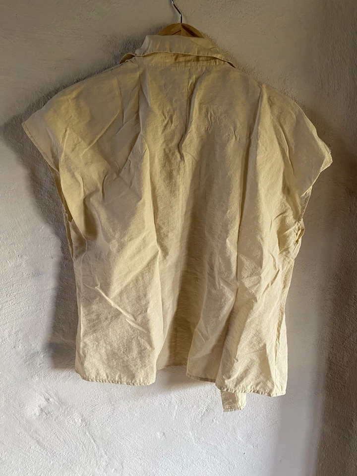 Assembly Pale Butter Silk Top 12 Medium Lovely - image 4 of 4