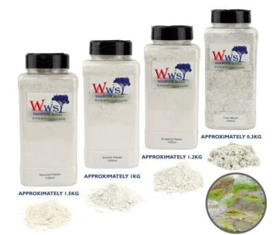 WWS Plâtre et Feuille à façonner - Modélisme ferroviaire, Dioramas, Maquettes