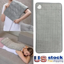 Electric Heating Pad 10 Heat Settings Back Pain Leg Cramps Relief Warmer 24"