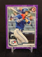 2020 Bowman Baseball Cavan Biggio Purple Card #8  #'ed /250